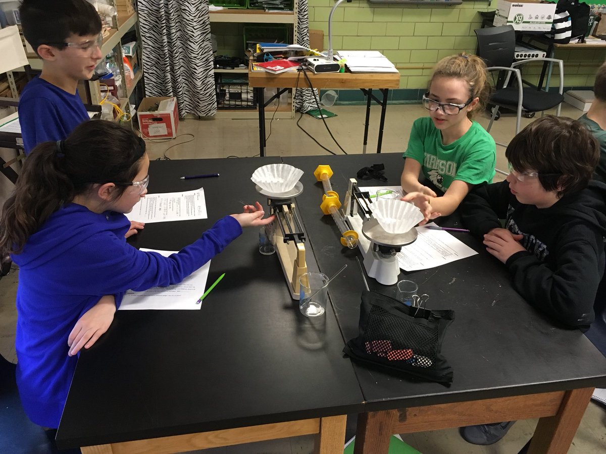 hjsteampuma's tweet photo. Lab day 1: Conservation of Matter #bell4 #flagship https://t.co/7XAiOduPgp