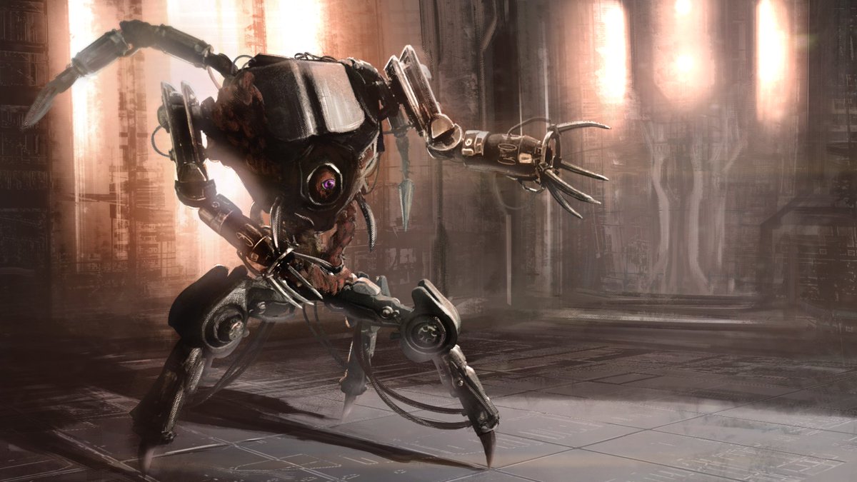 MORE4X's tweet photo. Today we want to share with you one of our most aggressive #alien races - #Mechimerans.
They want to mix your flesh with their cybernetic parts, but first they would kindly ask you if you agree. Would you?
#MoreTheGame #2dart #gamedev https://t.co/ZBRcsrBtS2