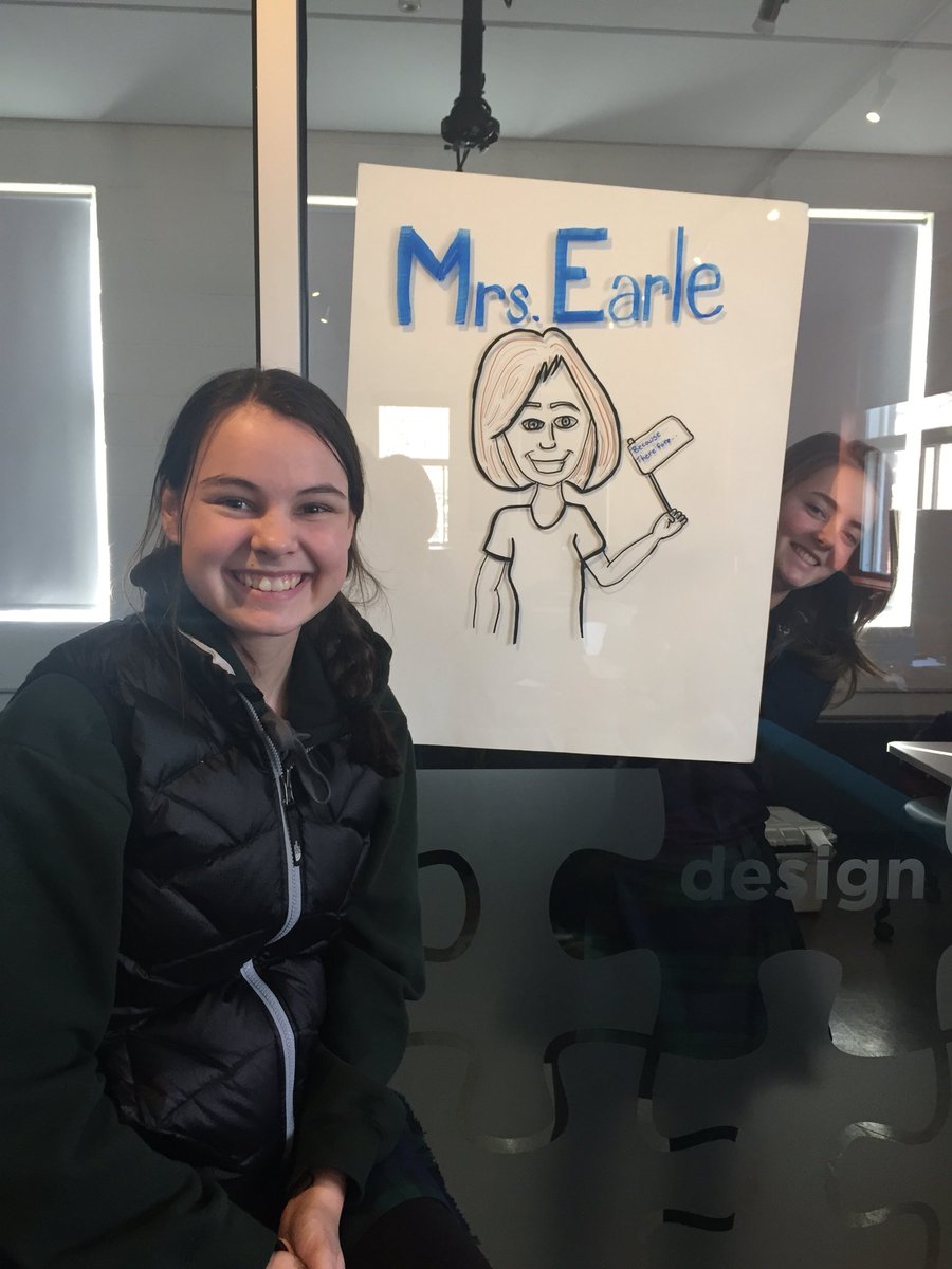 earlet's tweet photo. This is what happens to your office window @RNS1877 when you have a talented art student in IT class! #MyBitmoji #InnovationStudio #thanksMaddy https://t.co/etK6fer2vI
