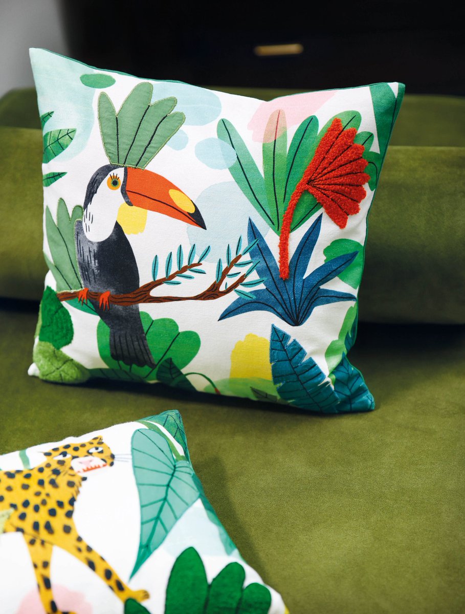folioart's tweet photo. #FolioFeatured We can't wait for the launch of @Bodiljane's jungle-themed collection with @andklevering next month! 

https://t.co/ELCiZX4lqG https://t.co/zZSM2KzVFl