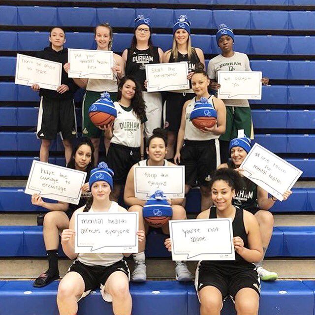DurhamLords's tweet photo. Join our women’s basketball team at the CRWC for #BellLetsTalk Night. Bring your pots and pans to help us “make some noise” for mental health. #oneteamformentalhealth https://t.co/qvrYxb0jOa