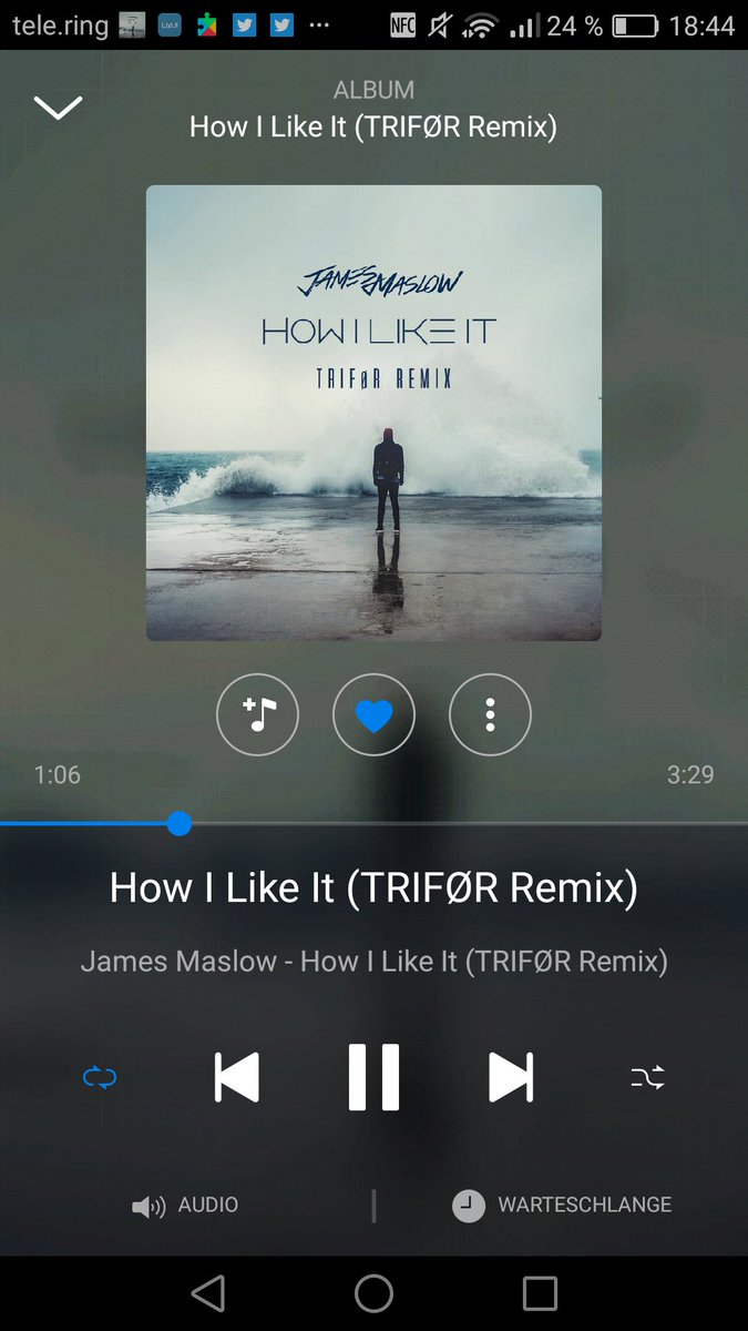 MaslowNight's tweet photo. Look what I just got on #Deezer in my playlist😍😍 EVERYONE GO AND GET IT #HowILikeItRemix #MaslowMusic https://t.co/RRJOdeXhca