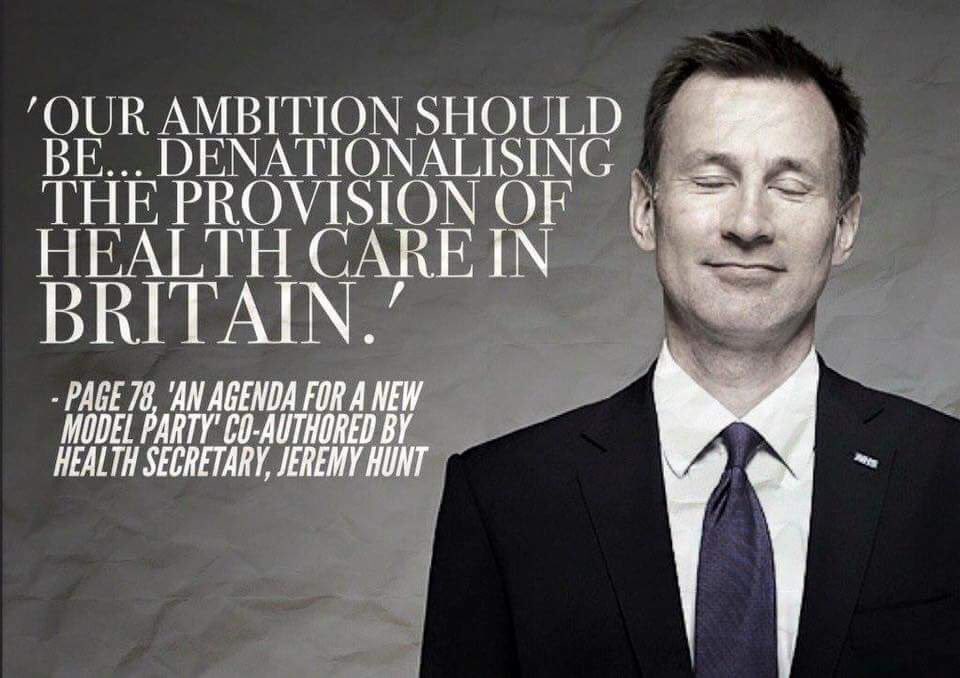 NHSMillion's tweet photo. Hi @Jeremy_Hunt,

We have lots of serious questions that you have so far refused to answer.

Here is number 15:

Do you still believe that we should denationalise the NHS?

Thanks,

NHS Million Team

Please RT if you want an answer too https://t.co/d9WzyB0jX1
