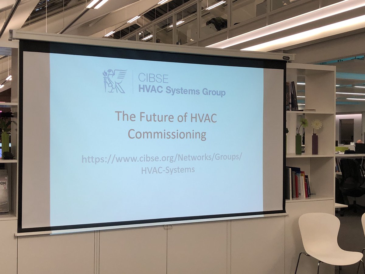 Getting ready for the first <a href="/CIBSE/">CIBSE</a> HVAC Group event....