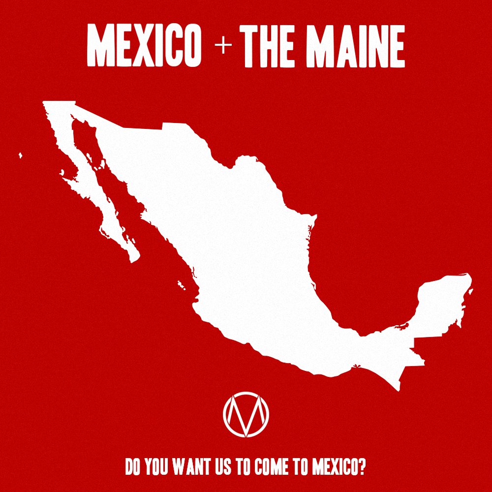 Mexico! We wanted to let you know that we have not forgotten about you. Help us out by letting your local promoter know that you want to see us live!