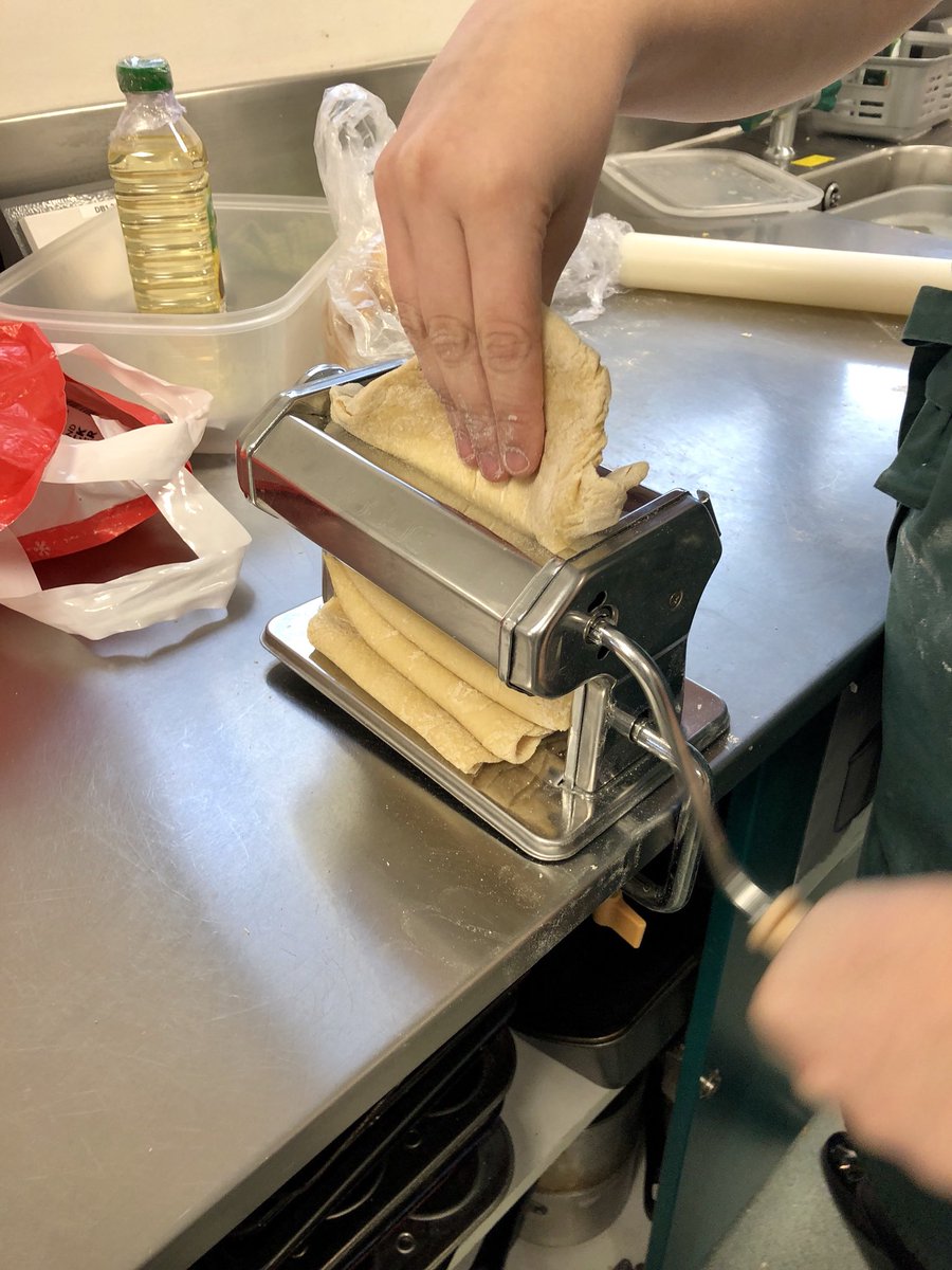 Q3_DT's tweet photo. Our Year 10 Food &amp; Nutrition students have made some amazing fresh pasta ravioli today. @q3academy #pasta #ravioli #food #dt https://t.co/TOo67Ol8z7