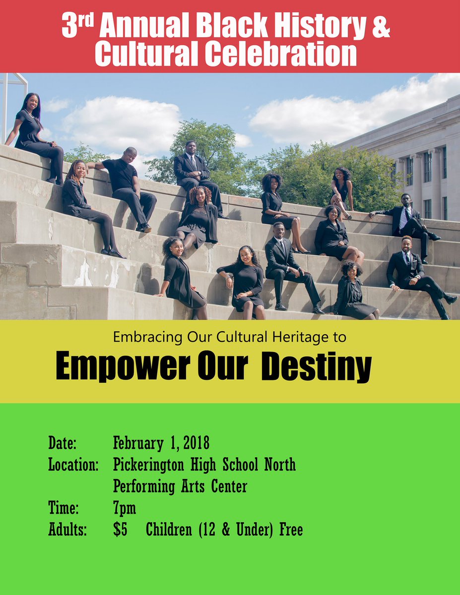 breepatt11's tweet photo. Here it is folks! PHSN’s 3rd Annual Black History Program. OSU’s Gospel Choir will be in the building! They can SANG y’all! Be there! https://t.co/Idtx1vDeIr