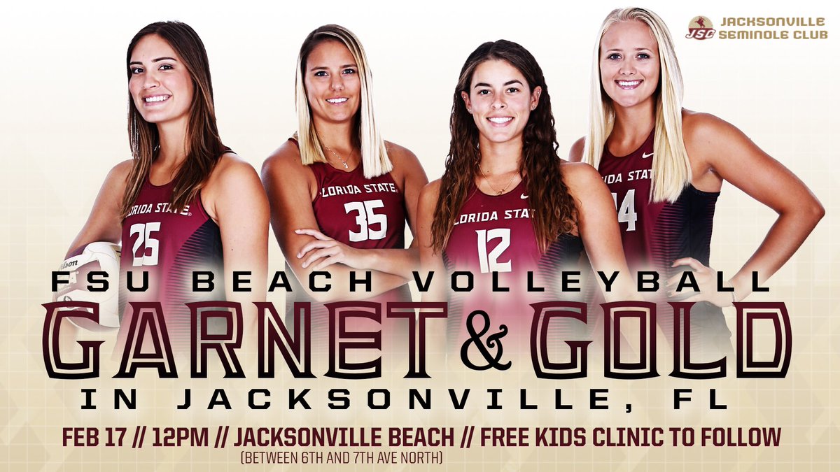 FSU Beach Volleyball on Twitter "Can't wait another month to see us