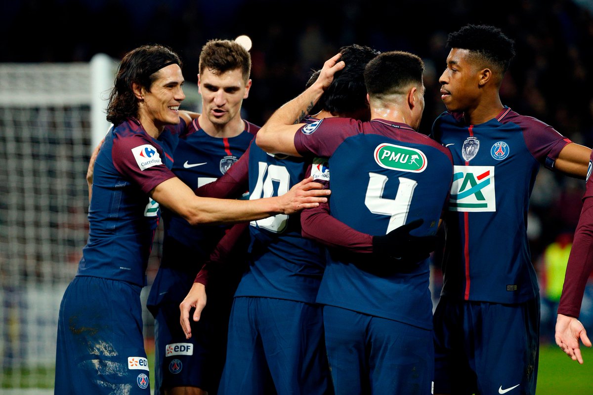 ChampionsLeague's tweet photo. Leganés became the first team in Copa del Rey history to knock out Real Madrid at the Santiago Bernabéu after losing the first leg at home and Chelsea also suffered but Paris did make Cup progress. 

How all the #UCL sides in action tonight fared ➡️ https://t.co/3HMZKUFS2n https://t.co/D0jz896cyd