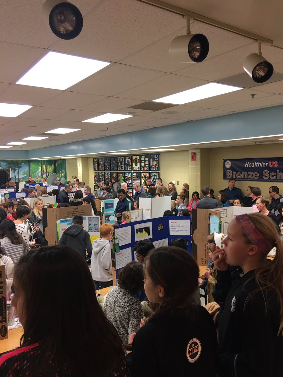 trwolfpack's tweet image. Wow!  What a crowd at Timber Ridge&apos;s 2018 Science Fair! #cobbscience @jeffcastle64