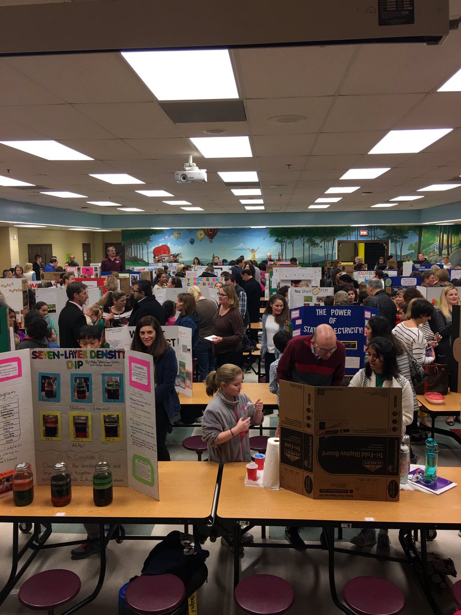 trwolfpack's tweet image. Wow!  What a crowd at Timber Ridge&apos;s 2018 Science Fair! #cobbscience @jeffcastle64