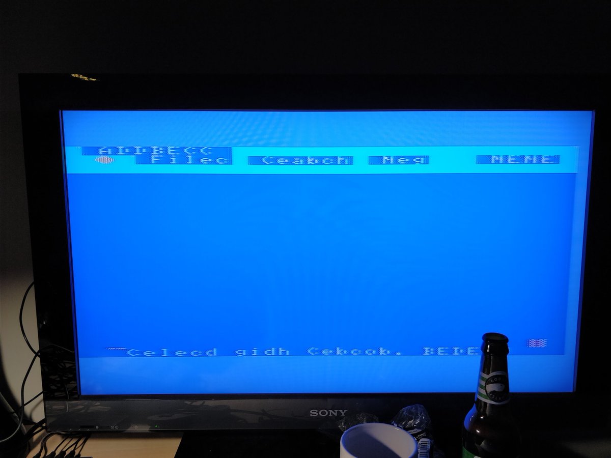 ardavey's tweet image. Well this is extremely disappointing.

First pic should say &quot;Copyright 1983 by Microsoft&quot;.

#MSX #HitBit #OldComputerProblems