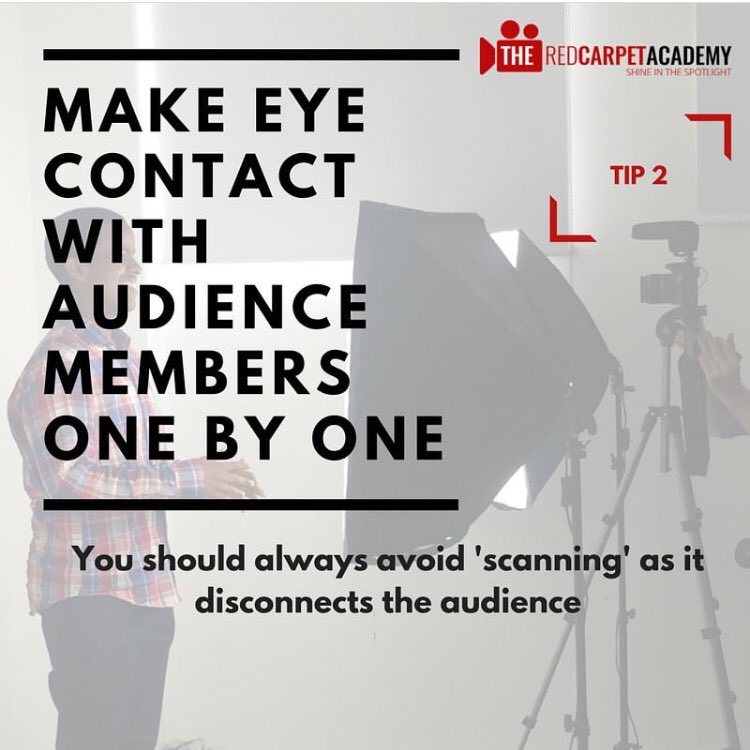 TheRCAcademy's tweet photo. #presentationtips 

MAKE EYE CONTACT 

#presentationiseverything #training #workshop #coaching #publicspeaking #publicspeakingcourse #advice https://t.co/YH69ZYtR4s