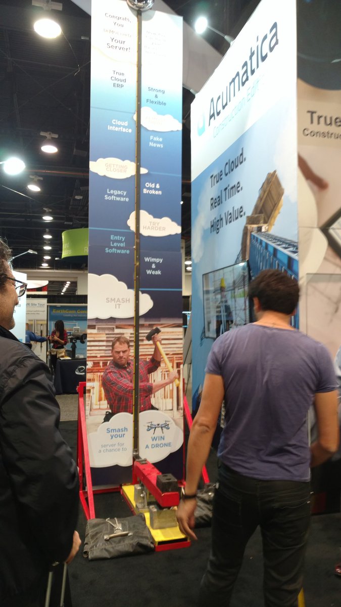 Smash the Server at World of Concrete where <a href="/Acumatica/">Acumatica</a> is disrupting the legacy construction software market. #WOC2018