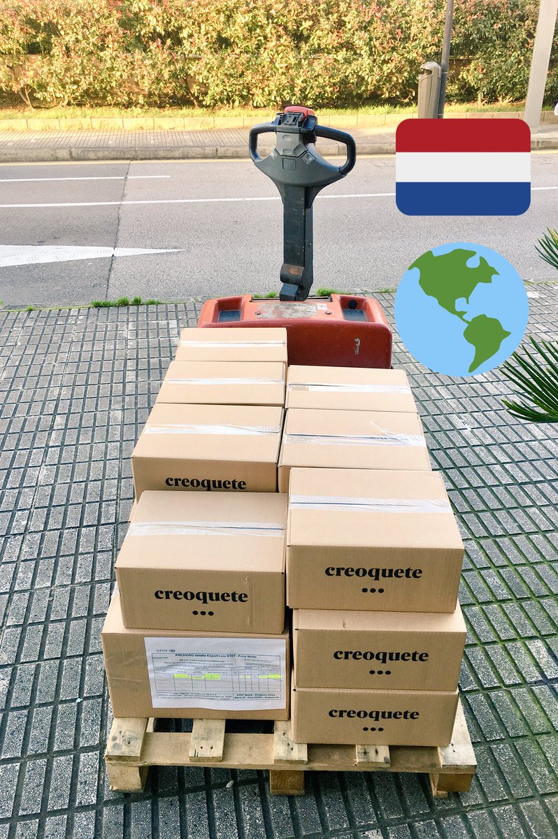 creoquete's tweet photo. Pedido camino de #Amsterdam ! #export #croquetas #spain #croquetasporelmundo https://t.co/5IzhCfH9rd