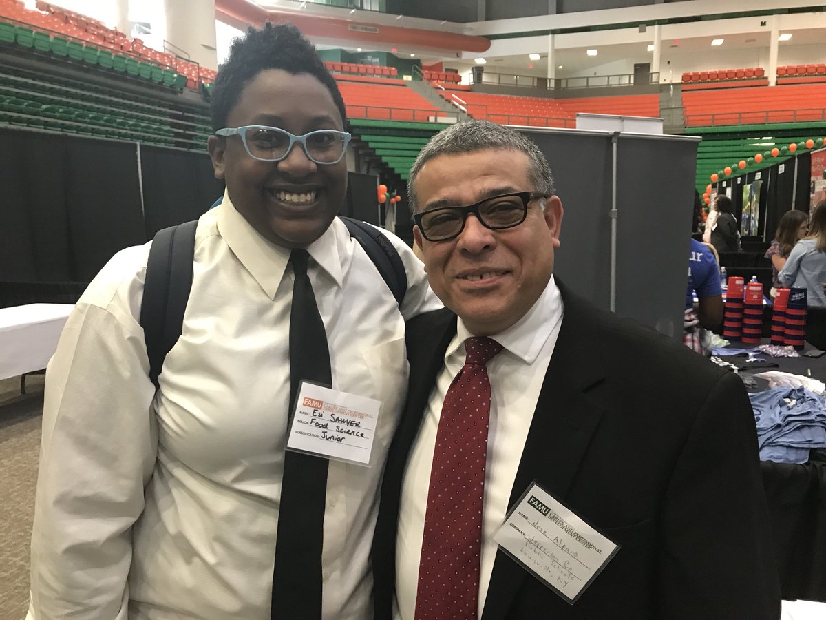 JCPSRecruits's tweet photo. The @JCPSKY HR team is committed to ensuring we have a diverse workforce that reflects the diversity of our students. We connected with over 60 minority candidates at the @FAMU_1887 #careerfair today. @dporterJCPS @jdm1906 #vision2020 #Strategy3.1.3 @draimeegreen https://t.co/Ex52E9nAaM
