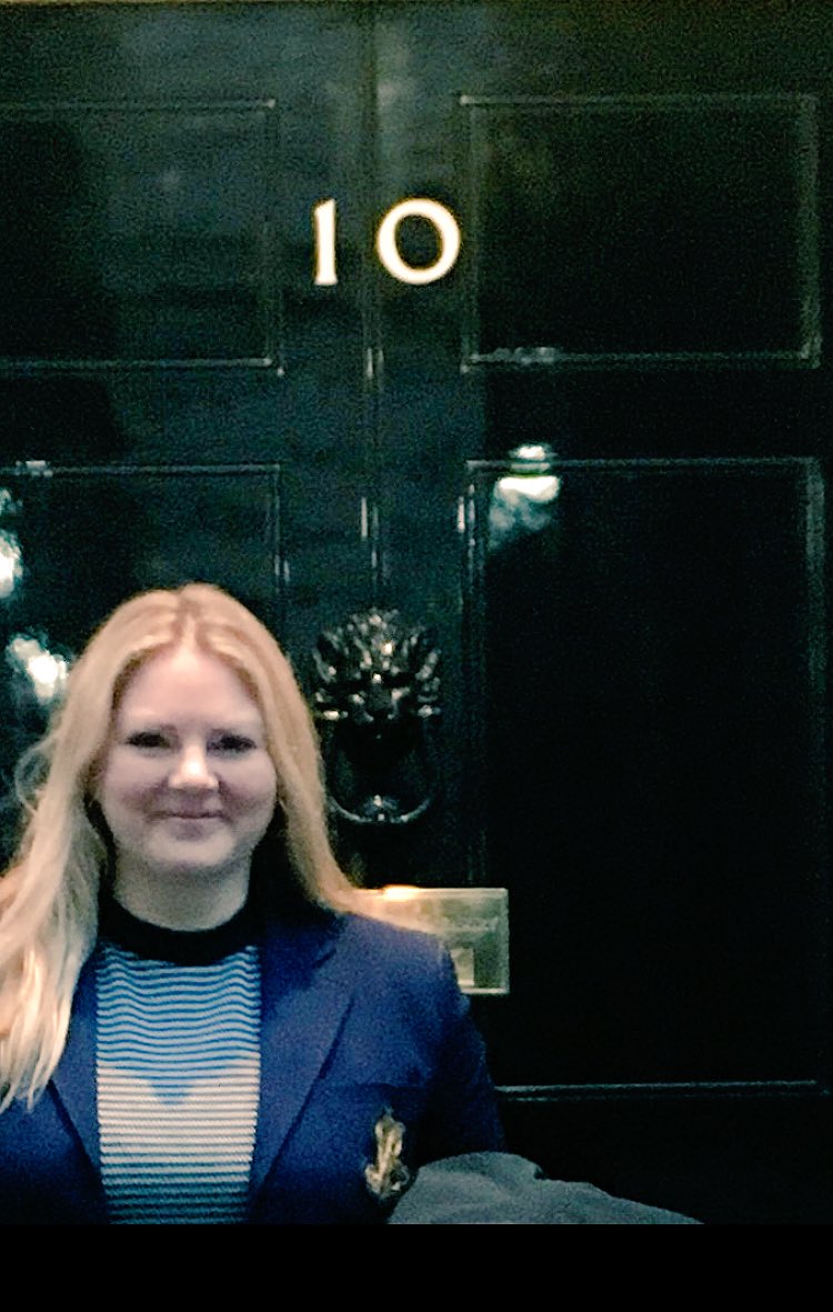 Me outside 10 Downing Street