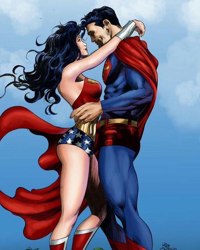 Wonder Woman & Superman by Mike Deodato. 