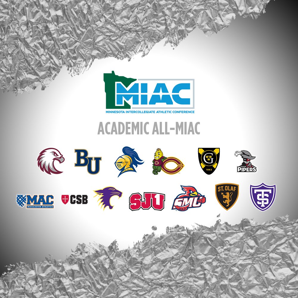 MIACathletics's tweet photo. #MIAC student-athletes break record with 409 Fall Academic All-Conference honorees https://t.co/pe57gl3Sxo https://t.co/zFJn3FgcC6