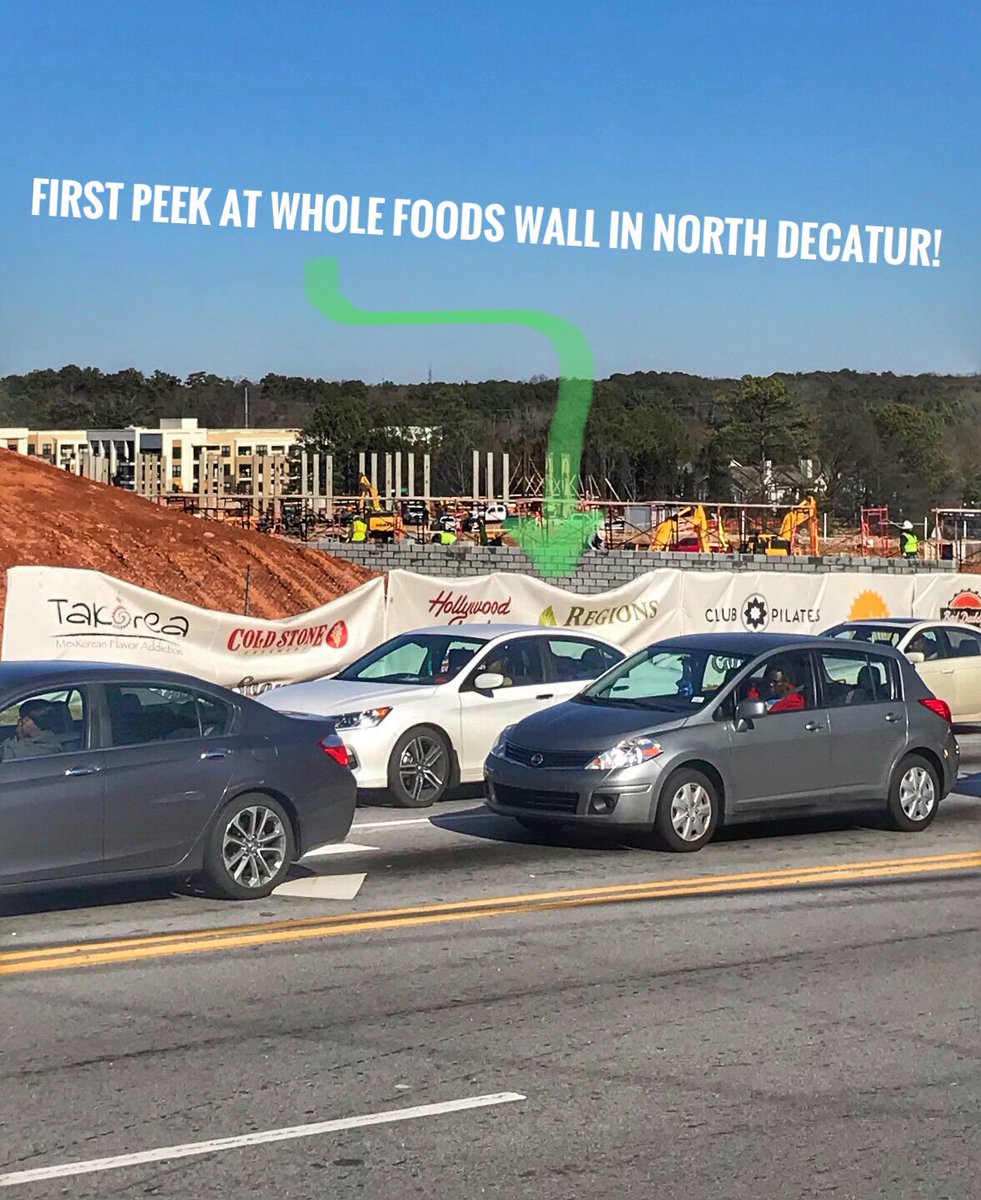 JHGarrison's tweet photo. What do I spy in North Decatur?  Whole Foods is taking shape!!
#sjcollins https://t.co/FLJMA7JDye