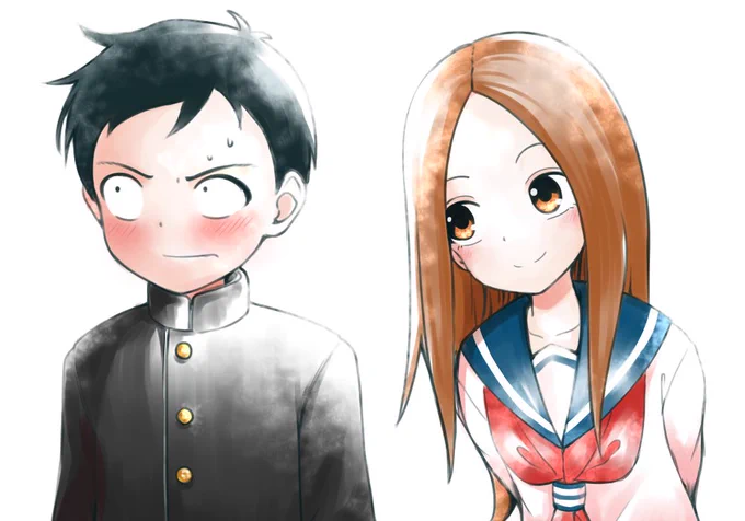 息抜きにらくがき最近ハマってます#からかい上手の高木さん 