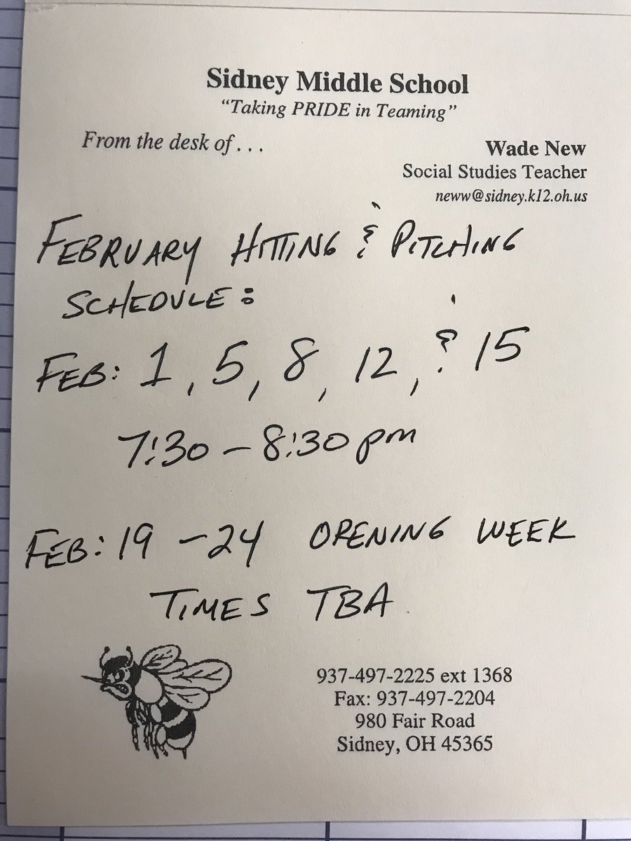 sidneyFastpitch's tweet photo. Hitting &amp; pitching schedule for February https://t.co/4y60HysPVb