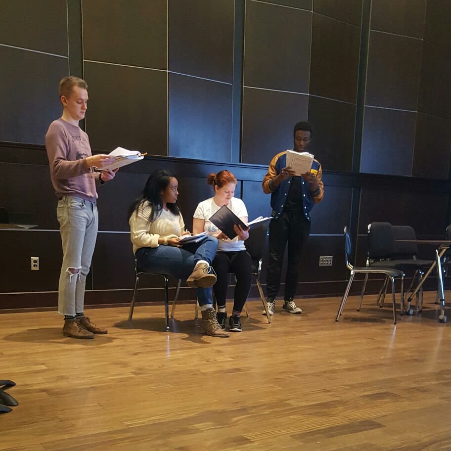 TU_Opera's tweet image. Blocking rehearsal Martha Act IV with the Thursday Cast!