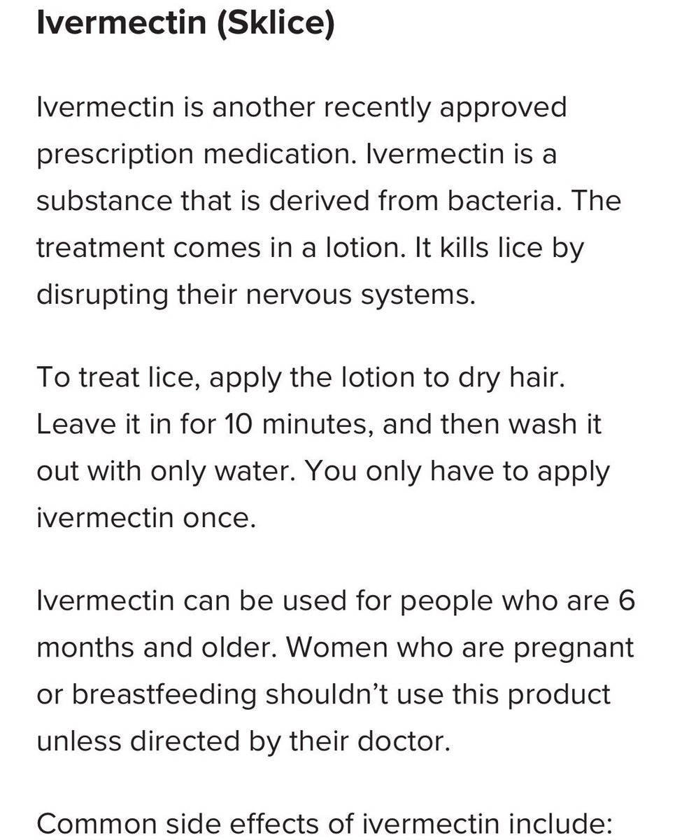 NitpkNYC's tweet photo. Have a lice infestation? Don’t worry, you can call your Dr for this rx derived from #bacteria - Pregnant or Breastfeeding? Not an option! Look at the common side effects: BURNING SENSATION OF THE SKIN #LiceFacts #ChemicalFree #Nitpk https://t.co/VHLxi3XtlZ