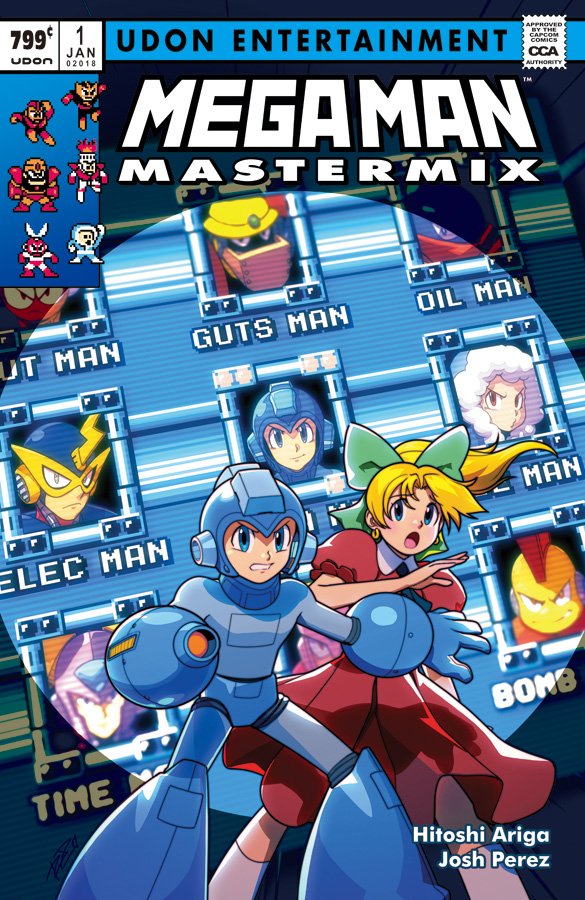 UdonEnt's tweet photo. Mega Man Mastermix #1 is available in stores today! It is 80 pages and in full color!
Originally by Hitoshi Ariga (@ariga_megamix) and colored by Josh Perez (@dyemooch)! @MegaMan #MegaMan https://t.co/KyWyIWeQMT