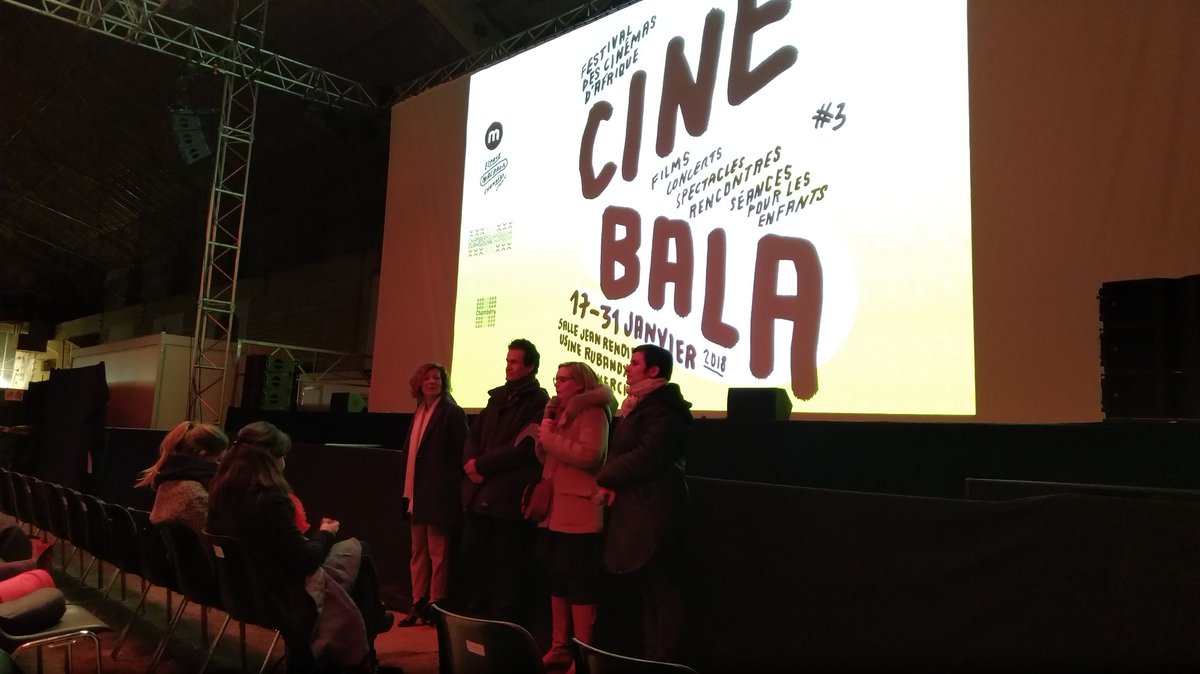 Ouverture du 3e #festival de #cinéma #CineBala à #Chambery dans l'ancienne usine #Rubanox. On tourne ! cc <a href="/fespacoofficiel/">FESPACO</a> @Espace_Malraux <a href="/VilledeChambery/">Ville de Chambéry</a> #AfriqueEnJanvier #Afrique