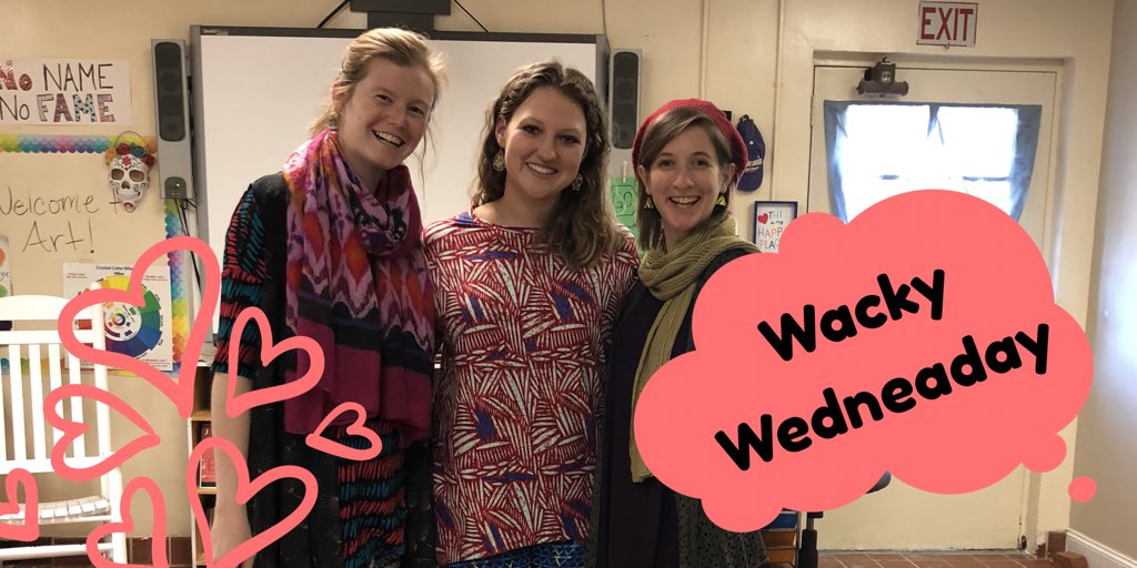MsKaePRM's tweet photo. Our specials team on Wacky Wednesday!! https://t.co/a6t4xkRJyy