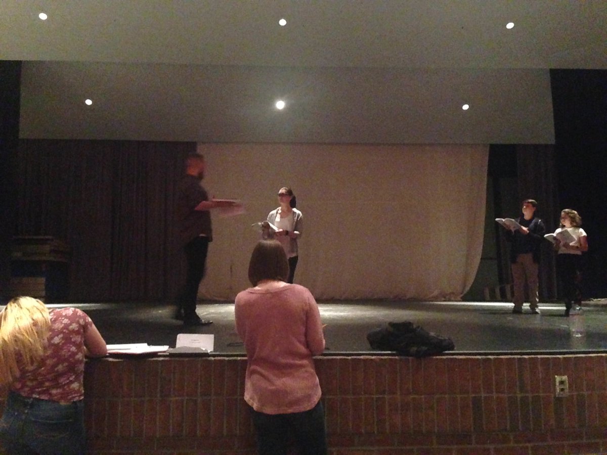 Throughly Modern Millie! First blocking rehearsal! We're on the road to a fantastic show!