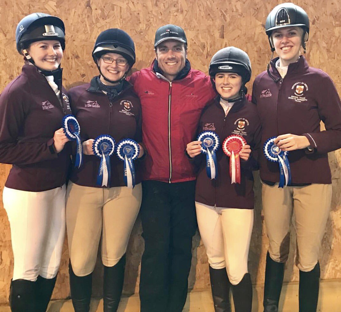 TapnerEventing's tweet image. Well done to @BristolUni Riding Team whom I train, who had their home comp today @WicksteadFarm @horse_play
Individual 1st &amp;amp; 2nd, with the team 2nd👏🏇🍾🏇🥇🥈🥈