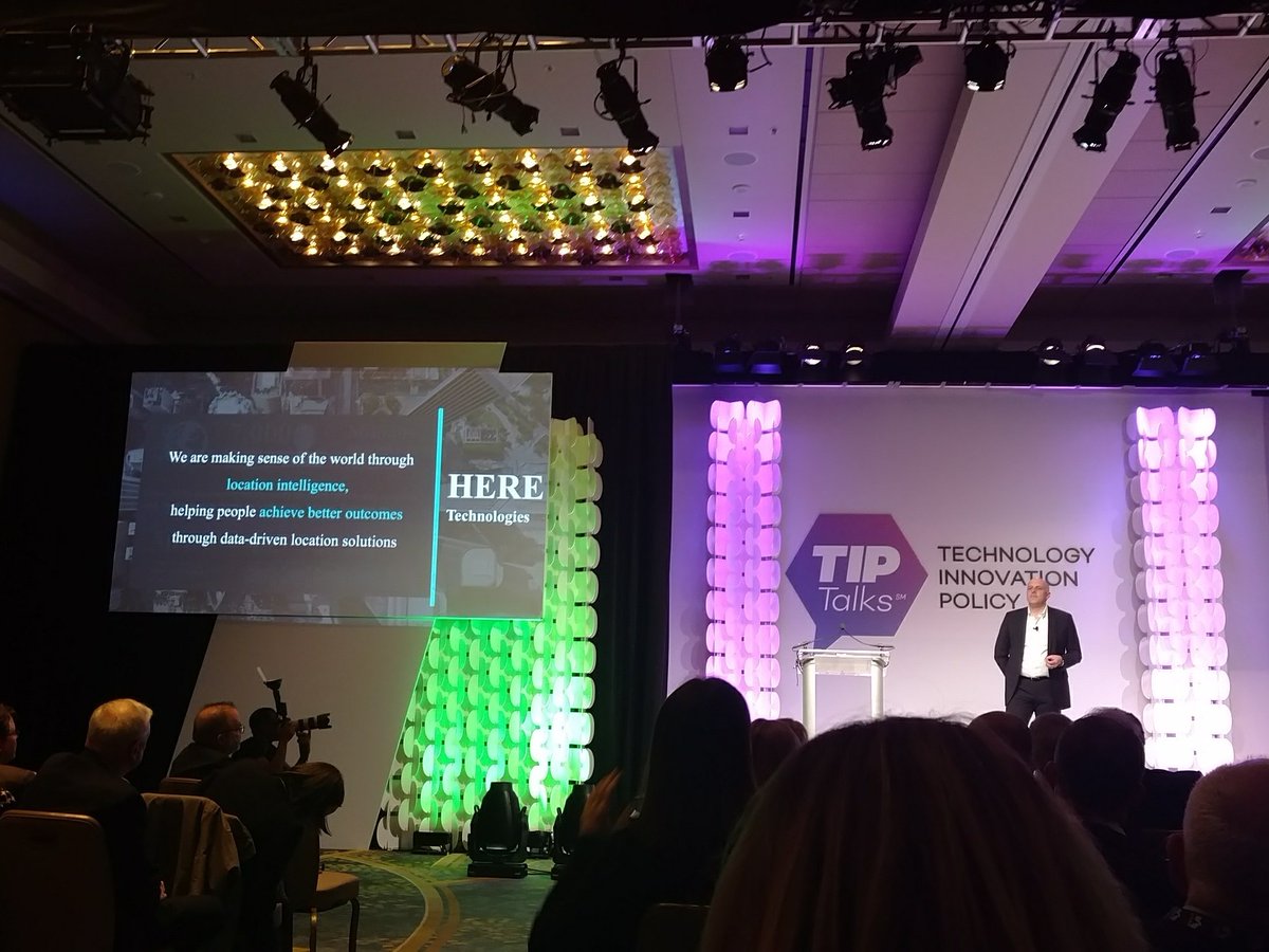 RachelA_Adler's tweet photo. First #TIPTalks: The Future of Self Driving Cars - 1st up Matt Ellis of @here talking about location. #Autos2050 #LocationIntel https://t.co/vEWLGRY6iC