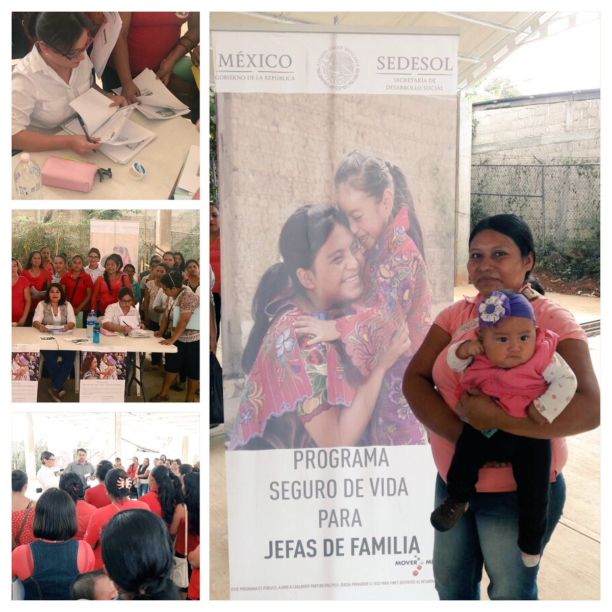 Afiliación al programa @Seguro_de_Vida_ de Jefas de Familia @SEDESOL_mx #AngelAlbinoCorzo #Jaltenango #Chiapas @EvielPM @OscarGomezBravo