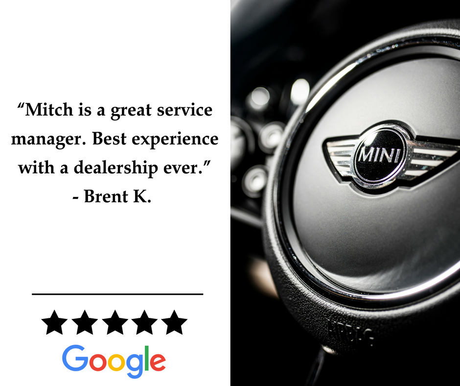 BillJacobsMINI's tweet photo. Thank you, Brent, for the great review!!! https://t.co/7lyBkywLpm
