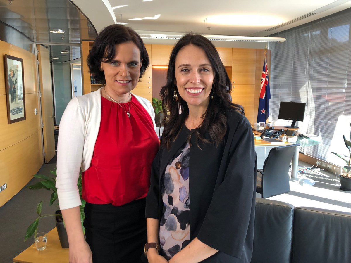 #Neuseeland #JacindaArdern Jüngste Premierministerin der Welt  ARD Exklusiv-Interview über Politik &amp; Persönliches <a href="/tagesschau/">tagesschau</a> <a href="/tagesthemen/">tagesthemen</a> @Weltspiegel_ARD