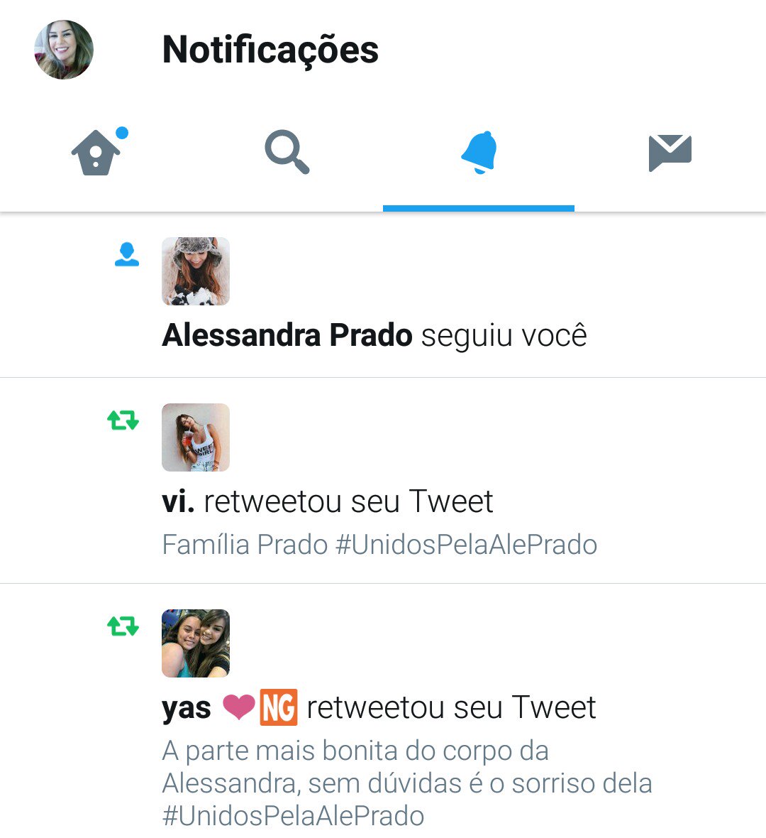 alepradobr's tweet photo. Ale me seguiu 😱😍 #UnidosPelaAlePrado https://t.co/NPSxbJwfgn