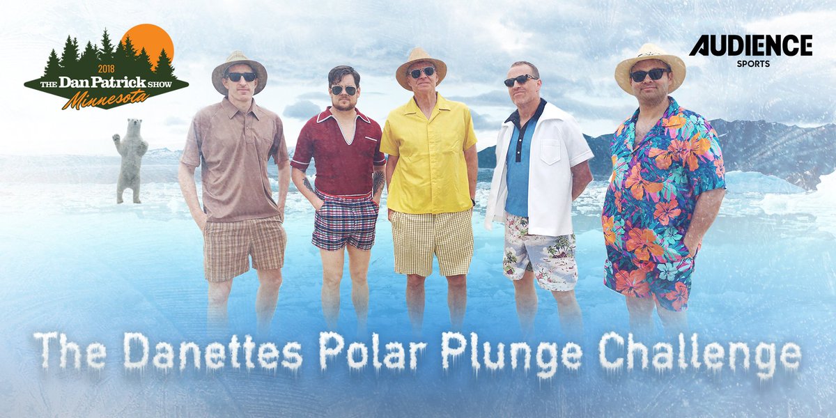 Dan Patrick Show (@dpshow) on Twitter photo Who wants to see the Danettes take a Polar Plunge Challenge on Tuesday in Minnesota?! If this tweet receives 1,000 retweets, ALL FOUR DANETTES will take the <a href="/PlungeMN/">Polar Plunge for Special Olympics Minnesota</a>! For each retweet, @AudienceSports will donate $5 (up to a $10k total donation) to the Special Olympics. Who wants to see the Danettes take a Polar Plunge Challenge on Tuesday in Minnesota?! If this tweet receives 1,000 retweets, ALL FOUR DANETTES will take the <a href="/PlungeMN/">Polar Plunge for Special Olympics Minnesota</a>! For each retweet, @AudienceSports will donate $5 (up to a $10k total donation) to the Special Olympics.