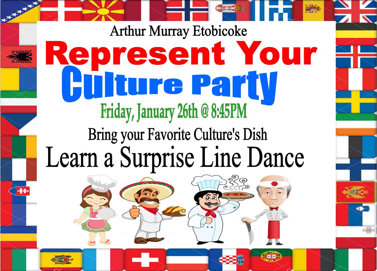 AMTorontoGTA's tweet photo. YOU asked for it and now its finally here! This Friday is our Represent your culture party! https://t.co/Sll1dLvdc0