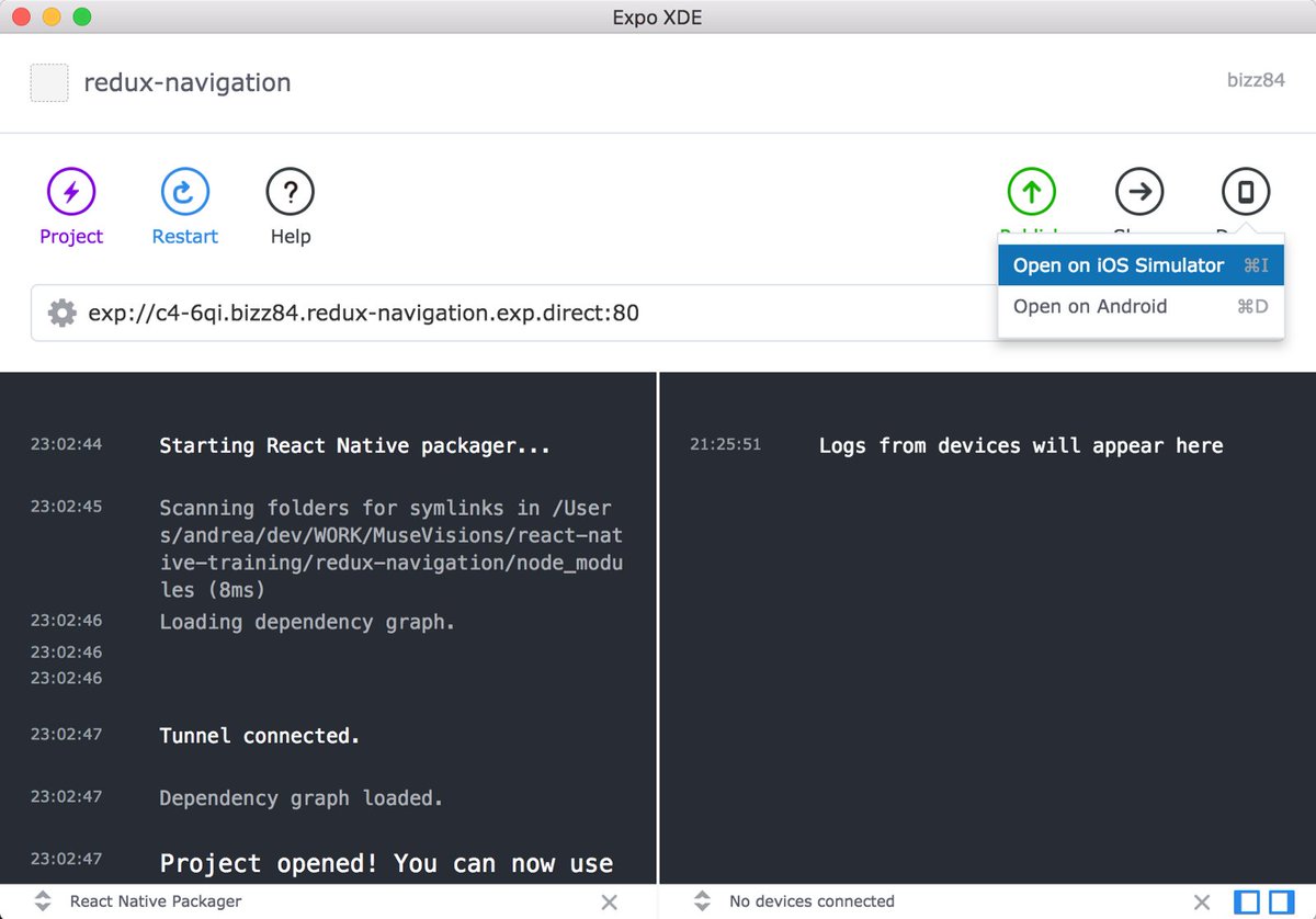 mwrnative's tweet image. buff.ly/2n6vi9S 
Managing State in a React-Navigation App with Redux by @biz84 
#madewithreactnative #javascript #crossplatform #mobiledev