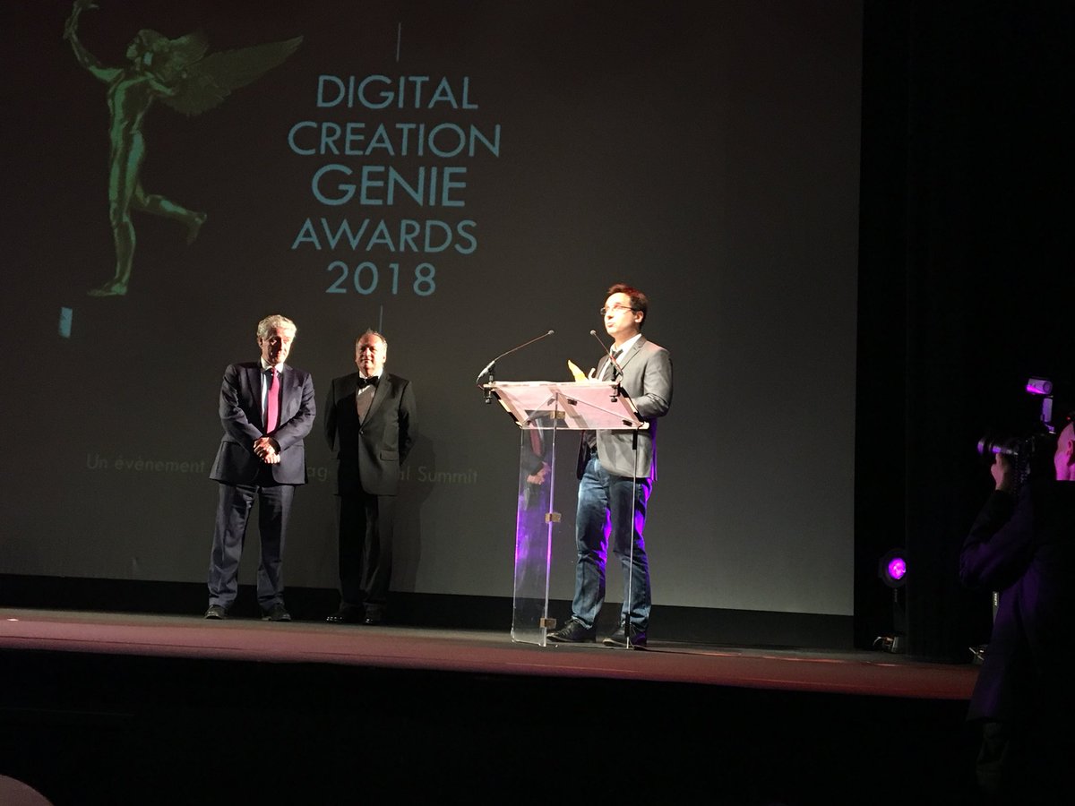 #pids2018 j’ai le plaisir de remettre le Génie des meilleurs effets visuels – long métrage aux côtés de Joe Letteri, créateur des effets spéciaux d’avatar à Pierre Buffin – Olivier Cauwet - Jérémy Robert / BUF pour Blade Runner 2049 réalisé par Denis Villeneuve