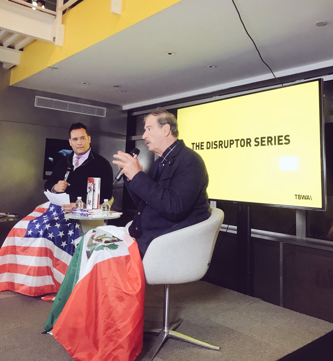 What has former President of Mexico @VicenteFoxQue learned during his political journey? “The shortcut to happiness is to help humankind. The poor. The sick. You must put yourself in their shoes. Listen, learn and help to solve their problems.” #DisruptorSeries