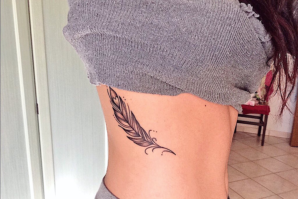parrillasgang's tweet photo. Hey @LanaParrilla I wanted to share with you the tattoo I made: a feather which symbolizes hope, thank you for inspiring me to never give up, to chase my dreams, to be the best version of myself, to spread joy, love and to always keep HOPE. It means a lot❤️ https://t.co/DrdV5Tqjpw