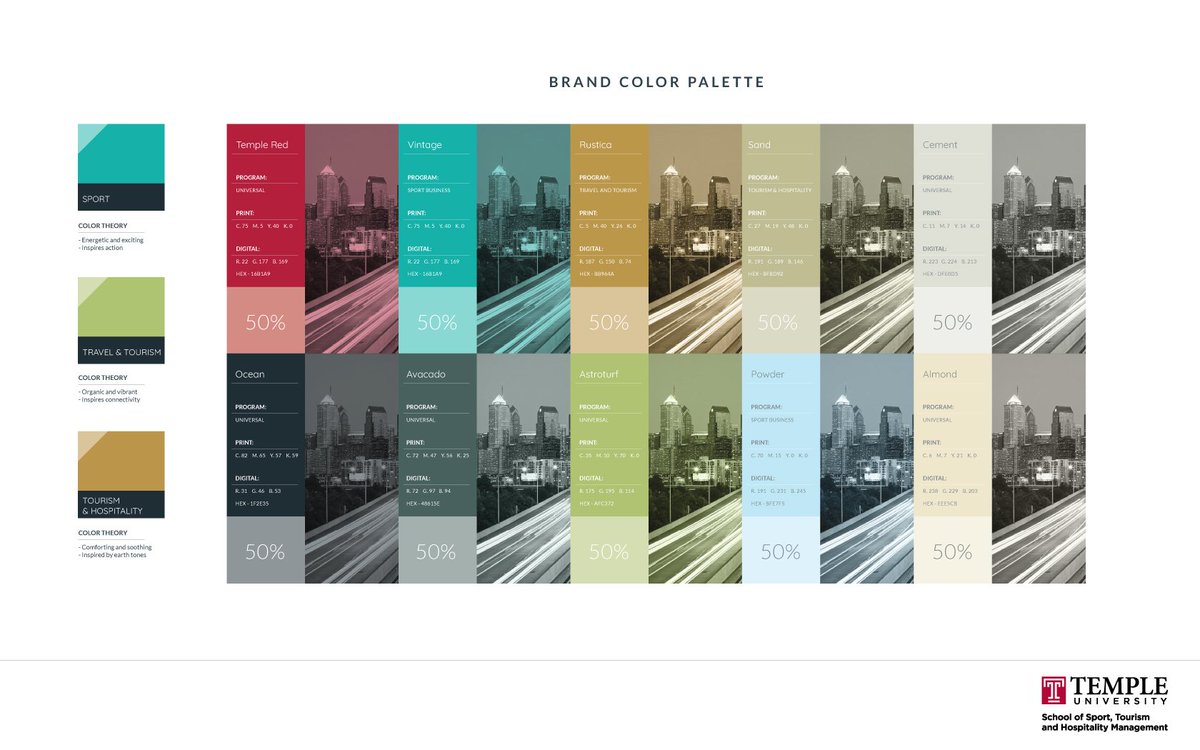 JayDilksDesign's tweet photo. Creating new branding for Temple University business school. #branding #creative #design https://t.co/TybDGJp33j