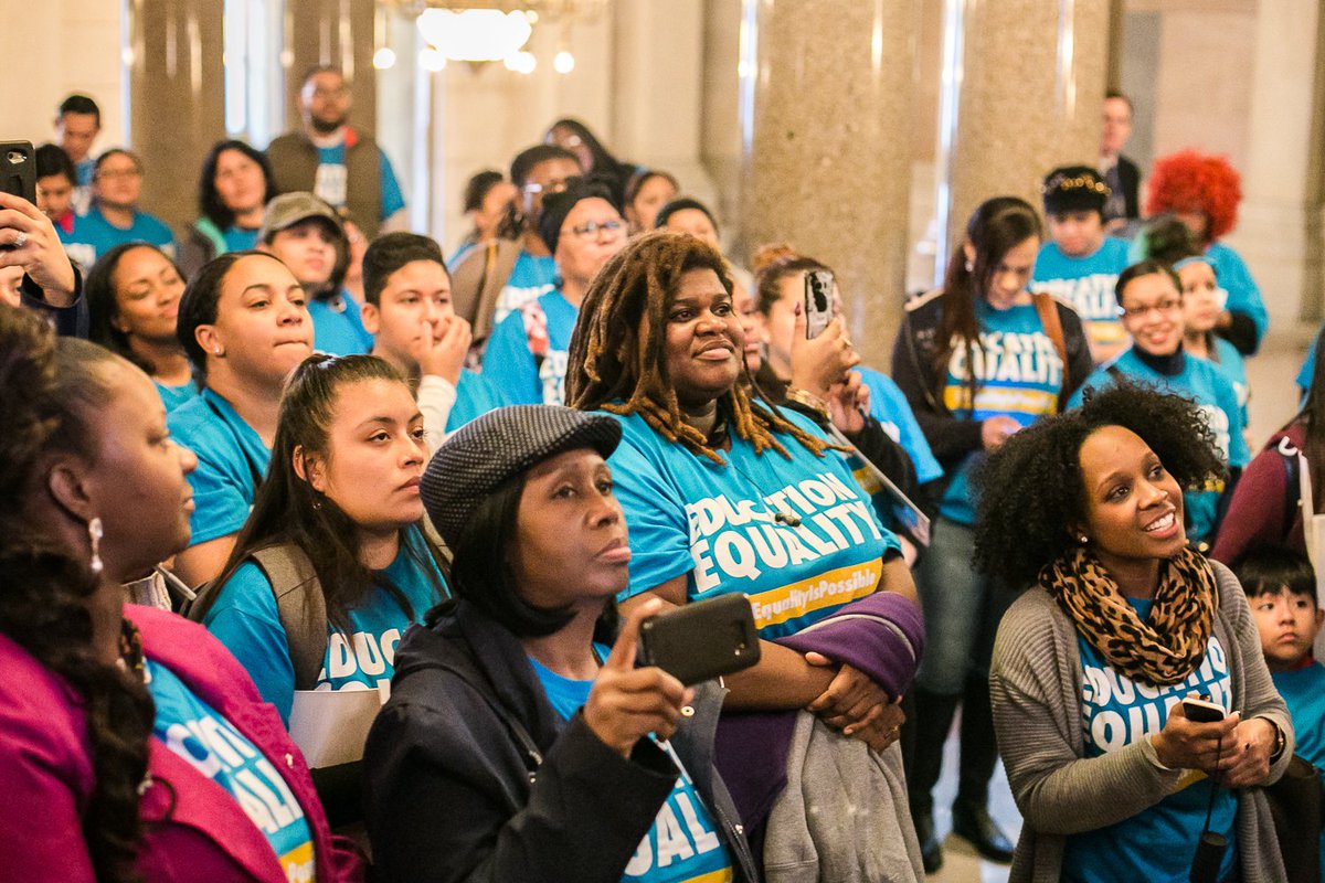 SuccessCharters's tweet photo. Stand with our Success Academy families who met with elected officials in Albany this week! Tell your state leaders that you support public charter schools: https://t.co/09WnRkOklZ #EqualityIsPossible https://t.co/0LE4BhHSrV