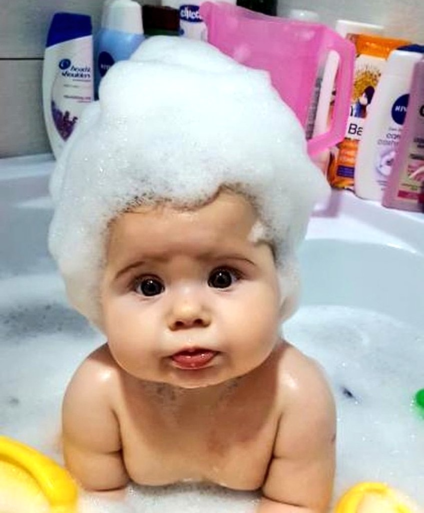 Baño espumoso 😳