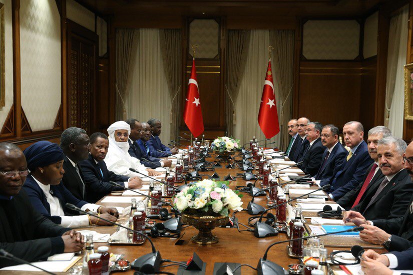 Cumhurbaşkanımız Sn. @RT_Erdogan’ın Nijer Başbakanı Brigi Rafini'yi kabulüne eşlik ettik.