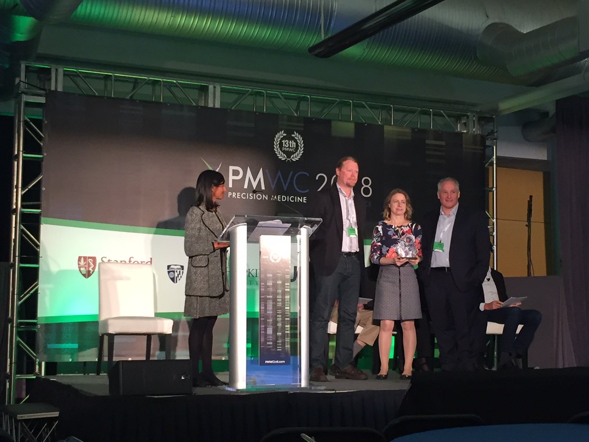 Proud to announce that Abreos was selected as the winner of the #PMWC18 Silicon Valley Most Promising Company Award! Thank you to all that attended the event, we are excited to bring important #PrecisionMedicine technologies to patients.