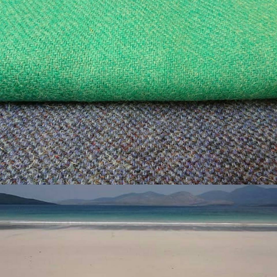 When I saw these #tweeds I had to think about my last holiday on <a href="/isle_harris/">Isle of Harris</a> at the #luskentyre #beach. I recognized the colours that can be found at this incredible place. 
 #harristweed #scotland #schottland #schottisch #scottish #sewing #nähen #isleofharrisandlewis
